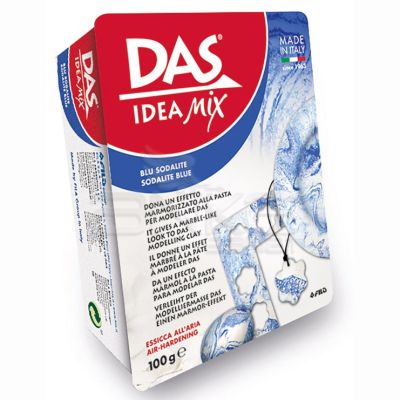 Das Idea Mix Mermer Efektli Seramik Kili 100g Sodalite Blue 2603 - 2603 Sodalite Blue