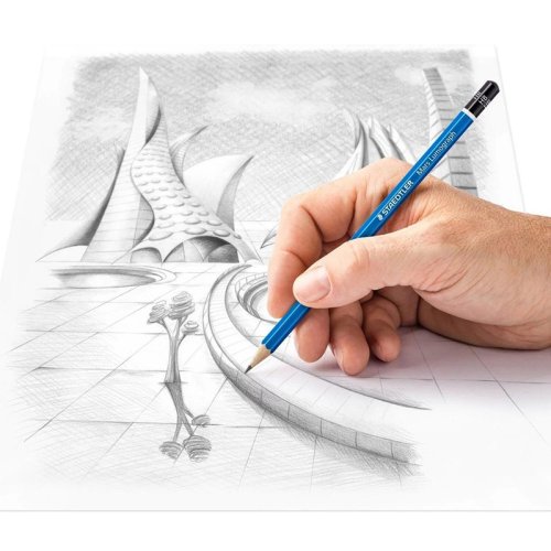 Staedtler Mars Lumograph Dereceli Kalem Seti 12li