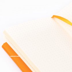 Rhodia - Rhodia Yumuşak Deri Kapak Noktalı Defter A6 (1)