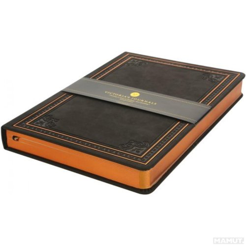 Victoria Journals Vintage Old Book Defter Düz 14x20cm 128 Sayfa Mat Siyah 123-9108