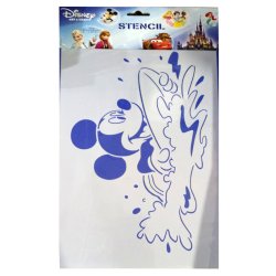 Ponart - Ponart Mickey Surf stencil 20x30cm TWD-S103 The Walt Disney