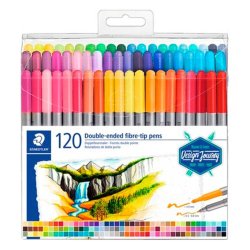 Staedtler - Staedtler Çift Taraflı Keçeli Kalem 120li
