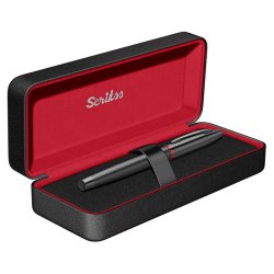 Scrikss - Scrikss Noble 35 Dolma Kalem M Uç Mat Siyah 3557