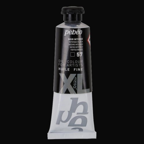 Pebeo Huile Fine XL 37ml Yağlı Boya 57 Intense Black - Intense Black