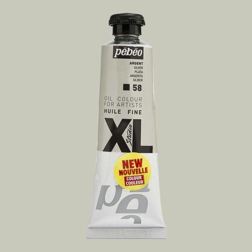 Pebeo Huile Fine XL 37ml Yağlı Boya 58 Silver - Silver