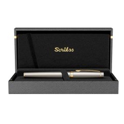 Scrikss - Scrikss 38 Dolma Kalem Saten Altın Lüks Kutuda