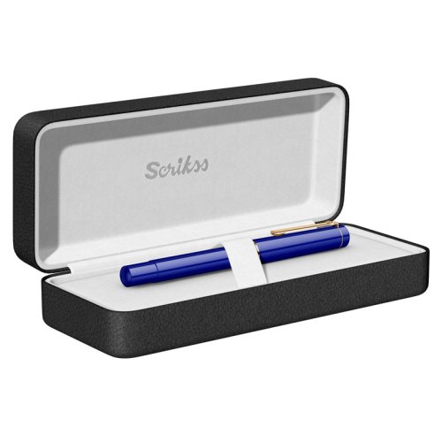 Scrikss 419 Dolma Kalem M Uç Saks Mavi