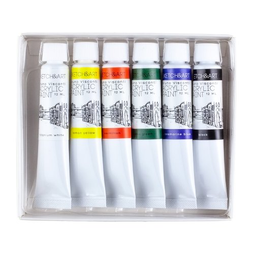 Bruno Visconti Akrilik Boya 6 Renk 12ml 70-0012