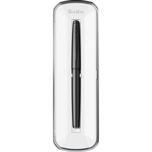 Scrikss Metropolis 78MB Dolmakalem Mat Siyah M Uç Kristal Kutu