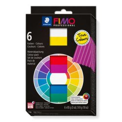 Fimo - Fimo Professional Polimer Kil Seti 6 Parça True Colours 8003 01