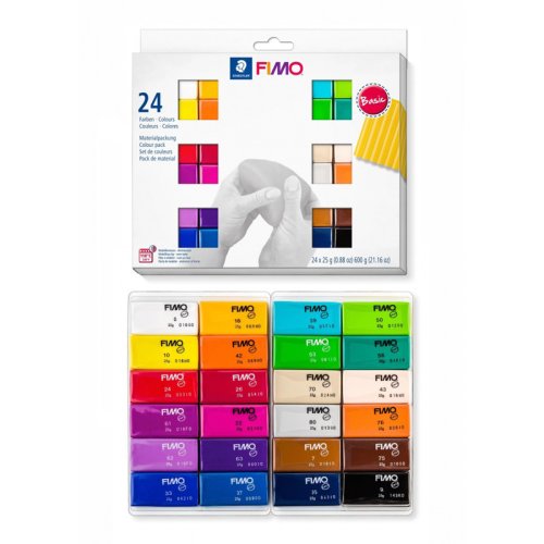 Fimo Modelleme Kili Seti Multi Pak 25gr 24 Renk