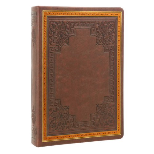 Victorias Journals Vintage Old Book Sketch Kahverengi