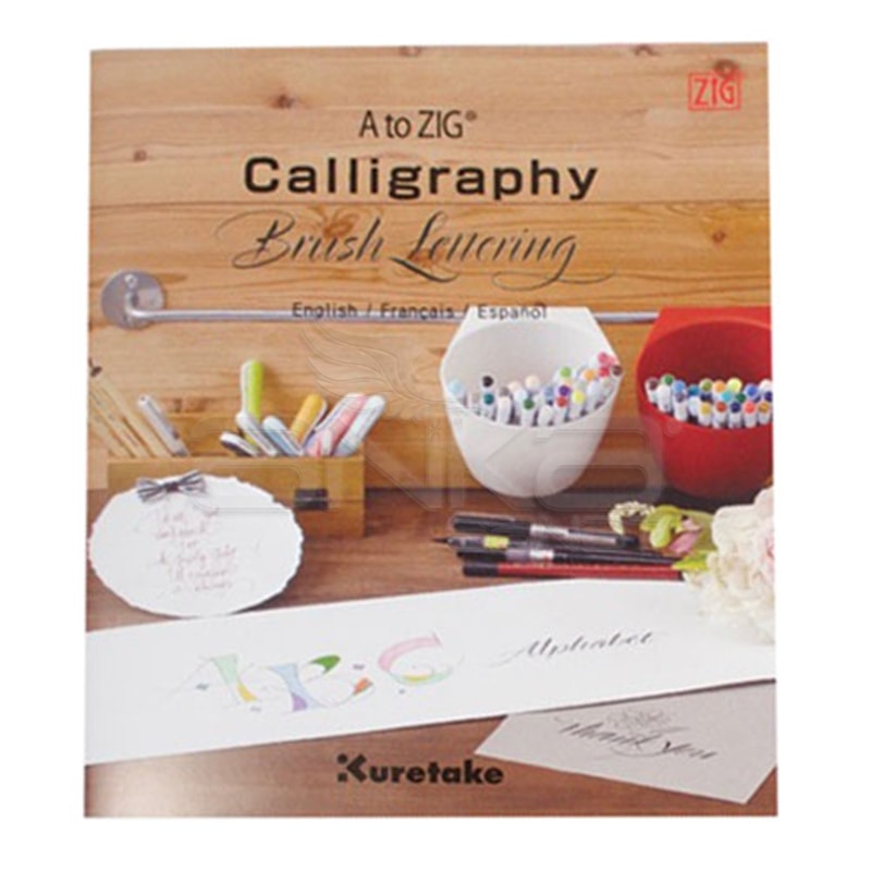 A To Zig Calligraphy Brush Lettering Kaligrafi Kitabı