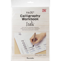 Zig - A to Zig Calligraphy Workbook İtalik Çalışma Kağıdı 201-801