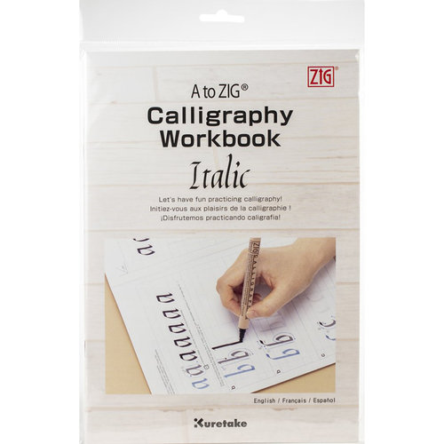 A to Zig Calligraphy Workbook İtalik Çalışma Kağıdı 201-801