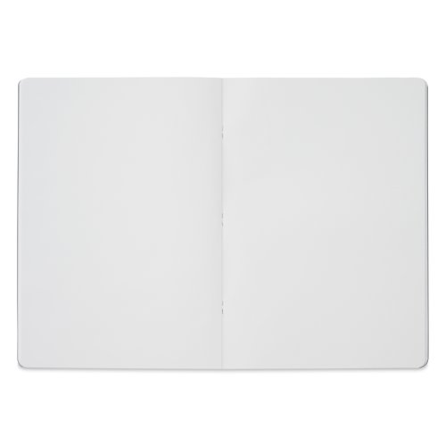 Fabriano EcoQua Staplebound Notebook Gri Blank 90g A4