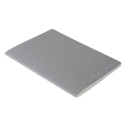 Fabriano EcoQua Staplebound Notebook Gri Blank 90g A4 - Thumbnail