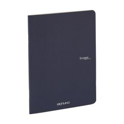 Fabriano - Fabriano EcoQua Staplebound Notebook Navy Blue Blank 90g A4 (1)