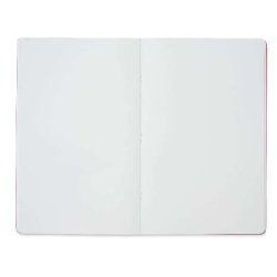 Fabriano - Fabriano EcoQua Staplebound Notebook Red Blank 90g A4 (1)