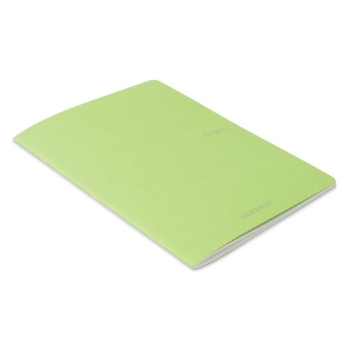 Fabriano EcoQua Staplebound Notebook Yeşil Blank 90g A4