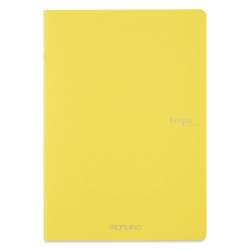 Fabriano EcoQua Staplebound Notebook Sarı 90g A4
