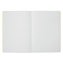 Fabriano EcoQua Staplebound Notebook Sarı 90g A4 - Thumbnail