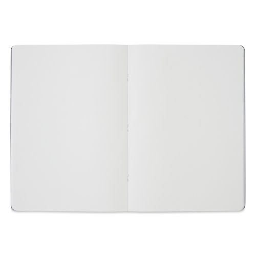 Fabriano EcoQua Staplebound Notebook Siyah Blank 90g A4