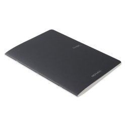 Fabriano EcoQua Staplebound Notebook Siyah Blank 90g A4 - Thumbnail