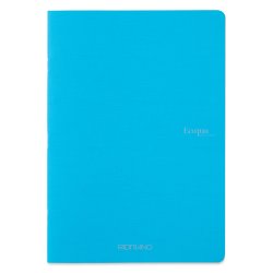 Fabriano - Fabriano EcoQua Staplebound Notebook Turkuaz Blank 90g A4