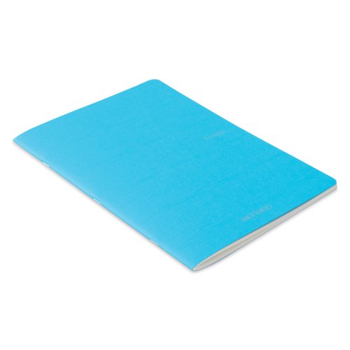 Fabriano EcoQua Staplebound Notebook Turkuaz Blank 90g A4