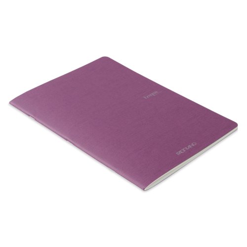Fabriano EcoQua Staplebound Notebook Mor Blank 90g A4