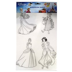 Ponart - Ponart Prensesler 2 Baskılı 7 Times A4 TWD-7105 The Walt Disney