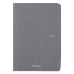 Fabriano - Fabriano EcoQua Staplebound Notebook Gri Blank 90g A5