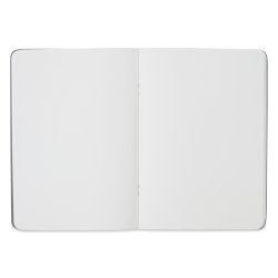 Fabriano - Fabriano EcoQua Staplebound Notebook Gri Blank 90g A5 (1)