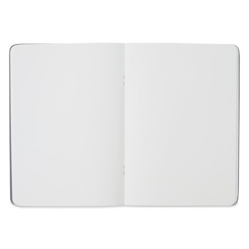 Fabriano EcoQua Staplebound Notebook Gri Blank 90g A5