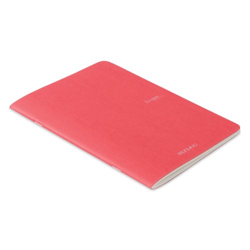 Fabriano EcoQua Staplebound Notebook Kırmızı Blank 90g A5