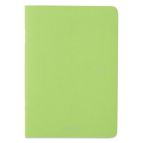 Fabriano EcoQua Staplebound Notebook Yeşil Blank 90g A5