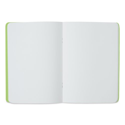 Fabriano EcoQua Staplebound Notebook Yeşil Blank 90g A5