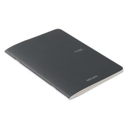 Fabriano - Fabriano EcoQua Staplebound Notebook Black Blank 90g A5 (1)