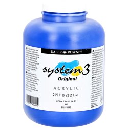 Daler Rowney - Daler Rowney System 3 Akrilik Boya 2500ml Cobalt Blue Hue