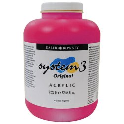 Daler Rowney - Daler Rowney System 3 Akrilik Boya 2500ml Process Magenta