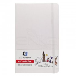 Alex Schoeller Art Collection Sert Kapak Çizim Defteri 140g 80 Yaprak 13x21cm - Thumbnail