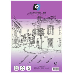 Alex Schoeller - Alex Schoeller Çizim Defteri 180g 25 Yaprak (1)