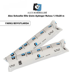 Alex Schoeller - Alex Schoeller Elle Çizim Aydınger Rulosu 1.10x20 m