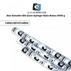 Alex Schoeller - Alex Schoeller Elle Çizim Aydınger Eskiz Rulosu 50/55 g