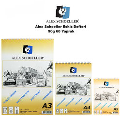 Alex Schoeller - Alex Schoeller Eskiz Defteri 90g 60 Yaprak