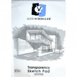 Alex Schoeller - Alex Schoeller Transparency Spiralli Sketch Pad Aydınger Eskiz Blok 50-55g 35x50cm 30 Yaprak (1)