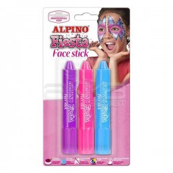 Alpino - Alpino Fiesta Face Stick Yüz Boyası 3lü Set DL000052