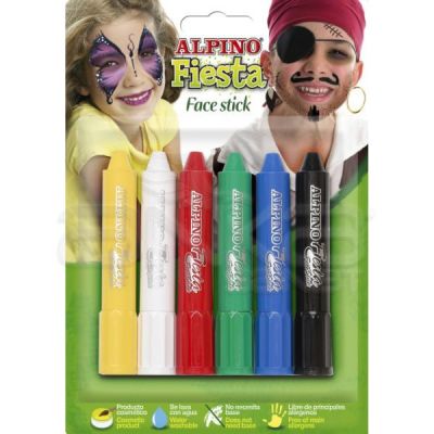 Alpino Fiesta Face Stick Yüz Boyası 6 Renk