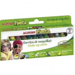Alpino - Alpino Fiesta Make-Up Sticks Yüz Boyası Seti 12li